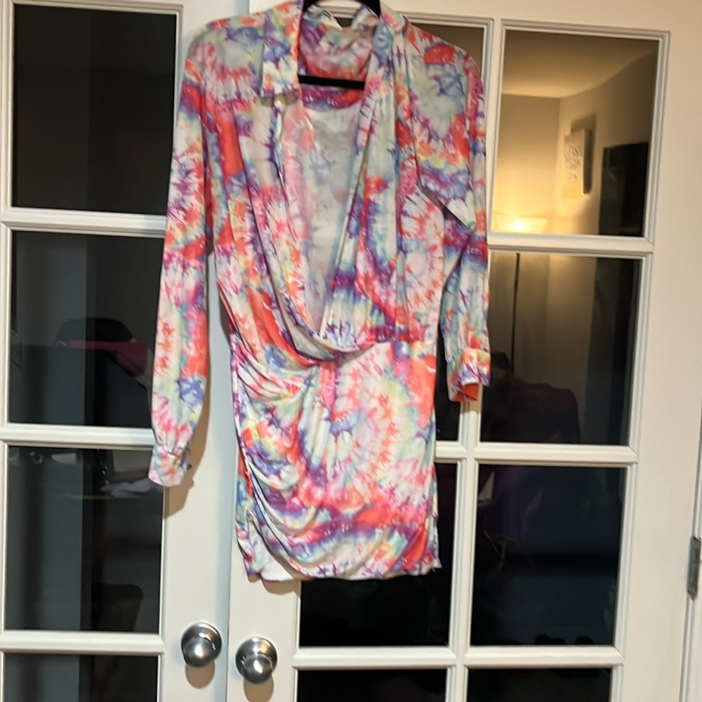 Long sleeve maxi mini dress